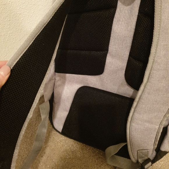 New Balance Light Gray and Black Backpack - Picture 9 of 12